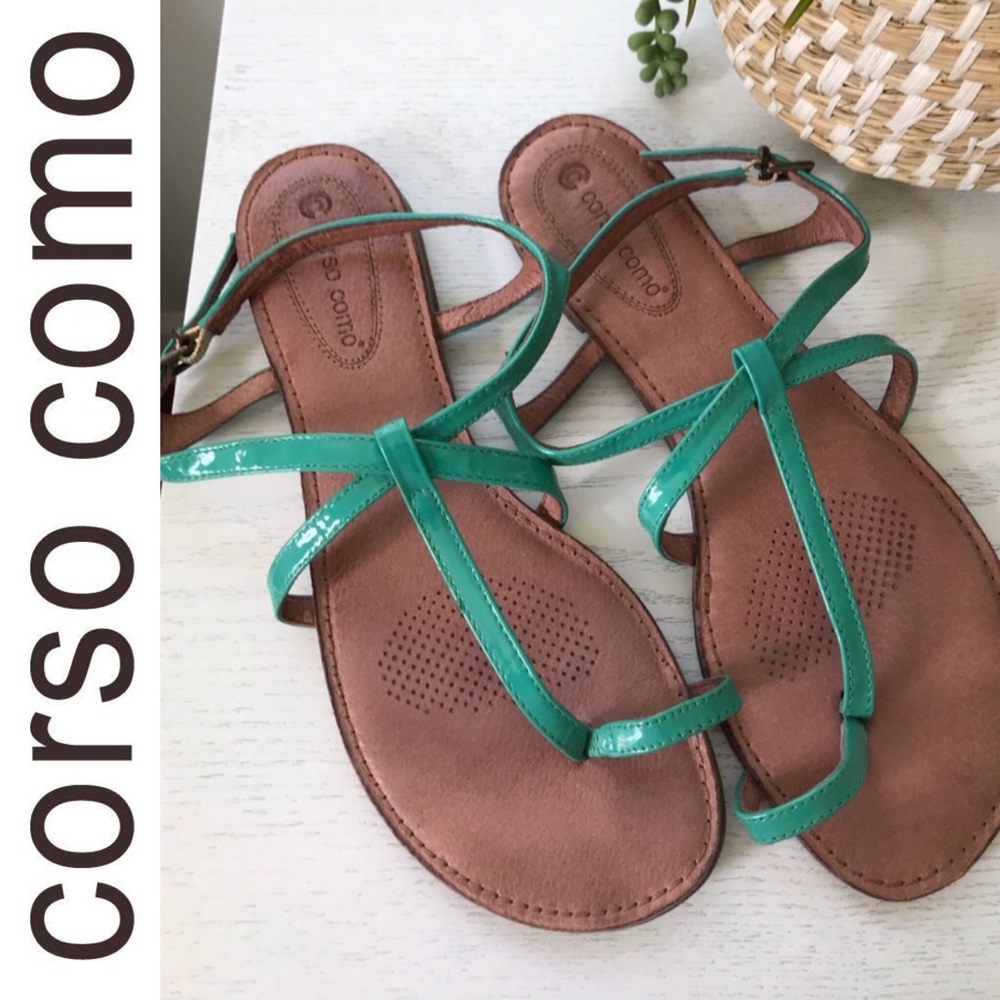 Corso Como Teal Sandals size 8.5